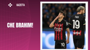 Brahim Diaz esultanza Napoli Milan