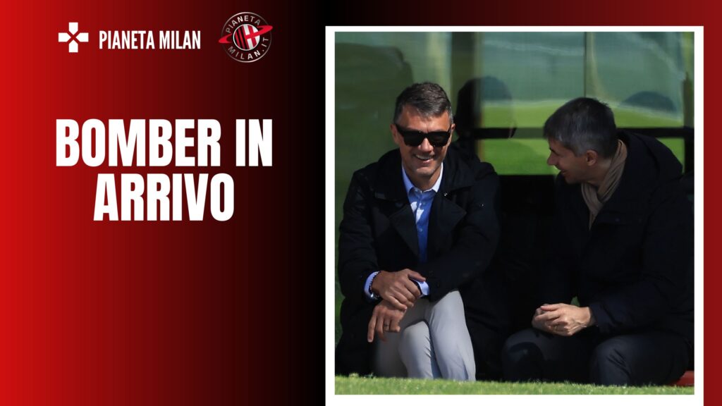 Paolo Maldini e Frederic Massara, dirigenti del Milan (getty images)