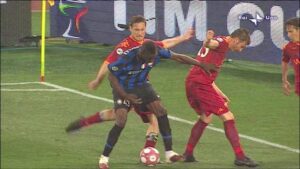 Roma Inter calcio Totti Balotelli