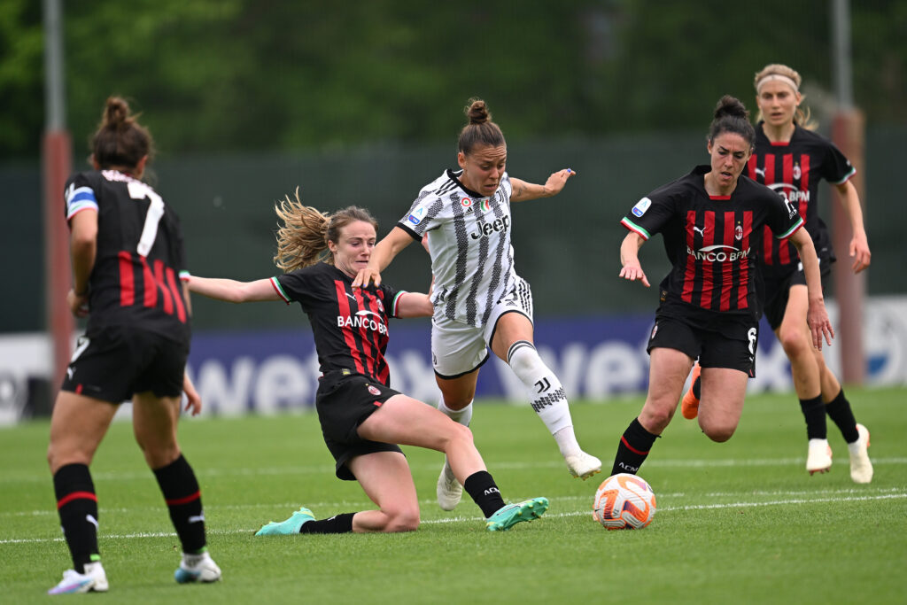 Serie A Femminile, Milan-Juventus 3-3: pari e spettacolo al 'Vismara' (getty images)