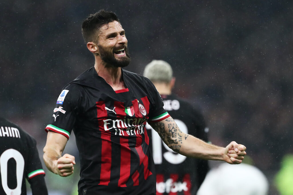 Olivier Giroud AC Milan Milan-Salernitana 1-1 Serie A 2022-2023
