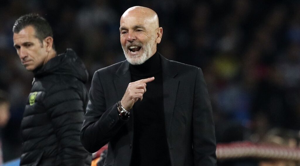 Stefano Pioli AC Milan Napoli-Milan 0-4 Serie A 2022-2023