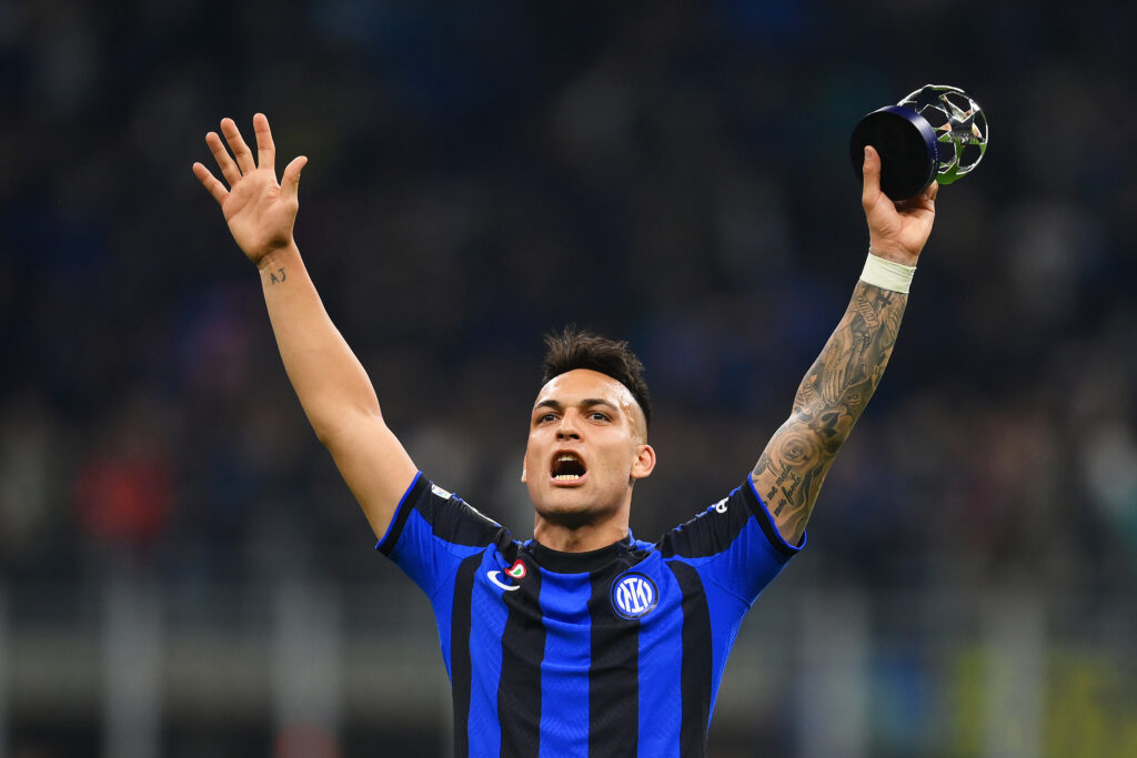 Lautaro Martinez, attaccante dell'Inter (getty images)
