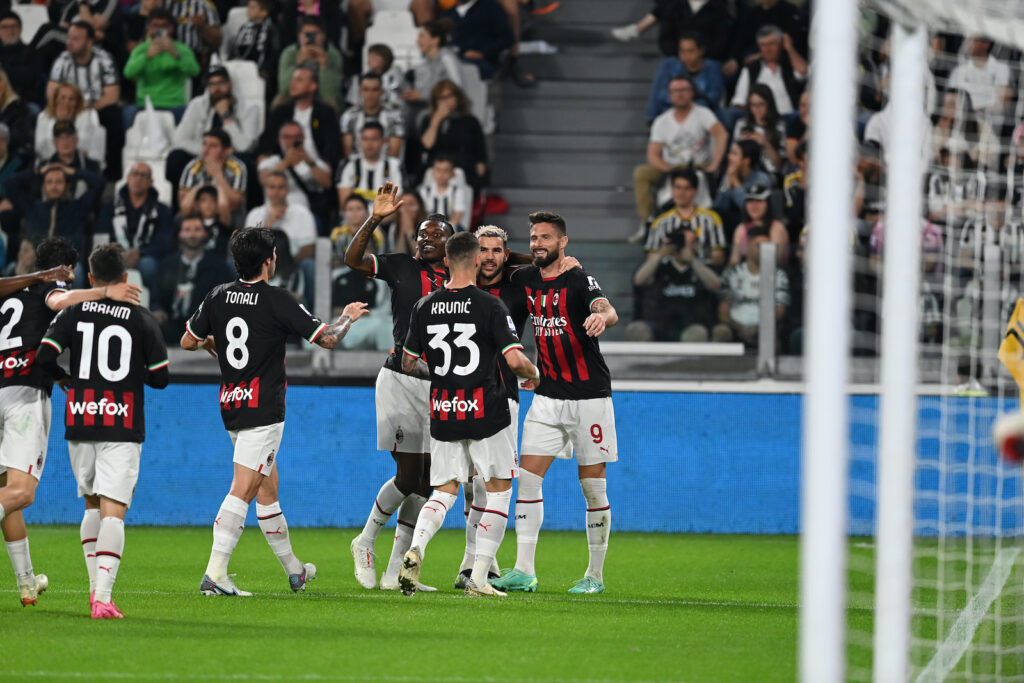 Olivier Giroud AC Milan Juventus-Milan Serie A 2022-2023