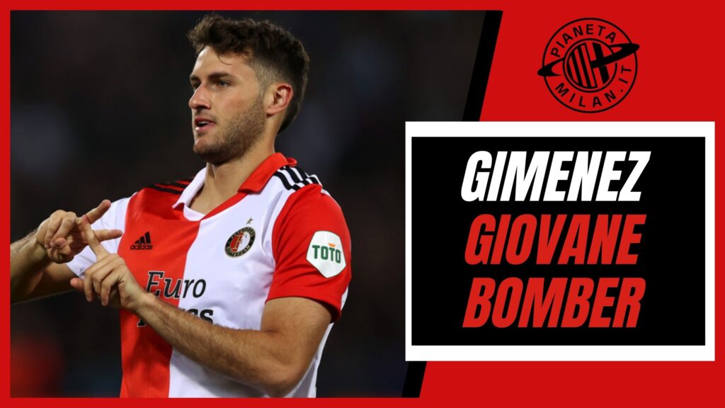 Santiago Gimenez, attaccante del Feyenoord che piace al Milan (getty images)