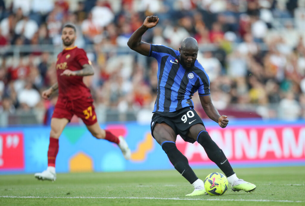 gol Romelu Lukaku Roma-Inter 0-2 Serie A 2022-2023a-Inter 0-2 Sie