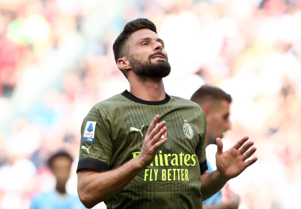 Olivier Giroud, AC MIlan v SS Lazio - Serie A
