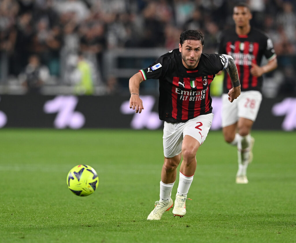 Davide Calabria AC Milan Juventus-Milan 0-1 Serie A 2022-2023