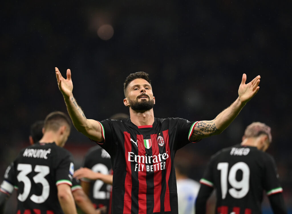 Olivier Giroud, attaccante del Milan