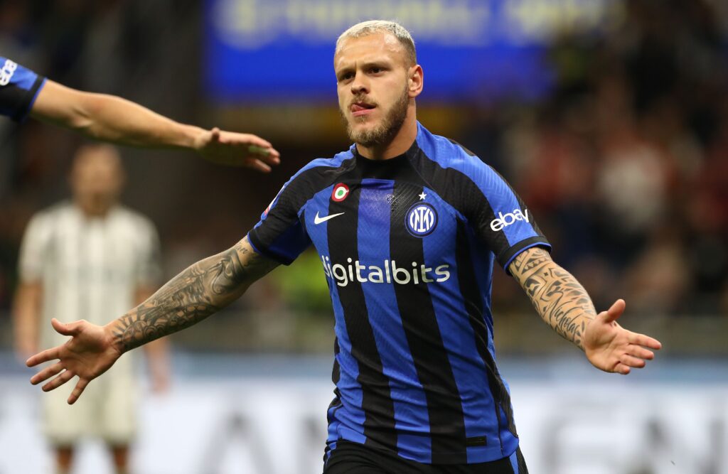 Federico Dimarco, calciatore dell'Inter (getty images)