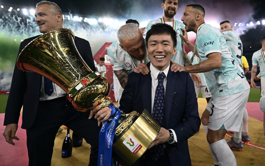 Steven Zhang Inter Fiorentina-Inter 1-2 finale Coppa Italia 2022-2023