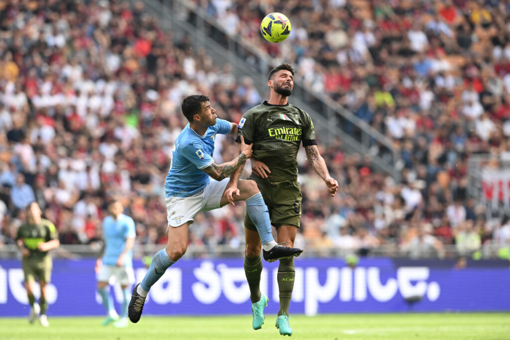Romagnoli Giroud Milan-Lazio 2-0 Serie A 2022-2023