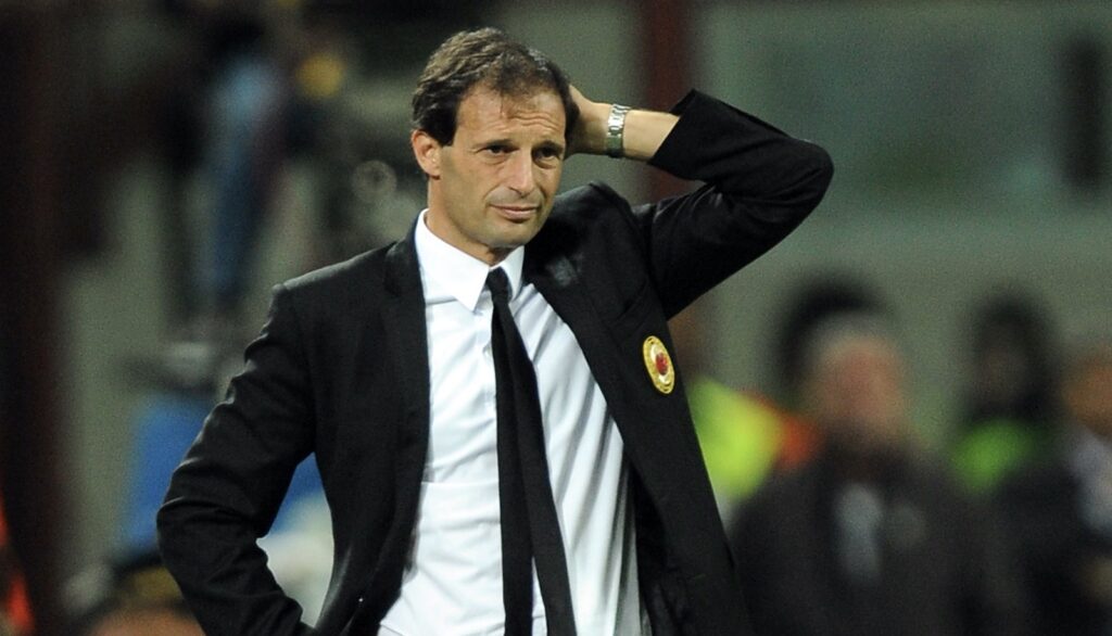 Massimiliano Allegri AC Milan Serie A 2010-2011