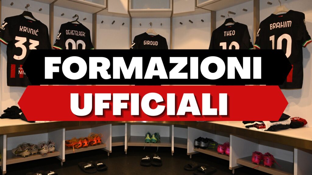 Formazioni Ufficiali Milan-Sampdoria Serie A 2022-2023