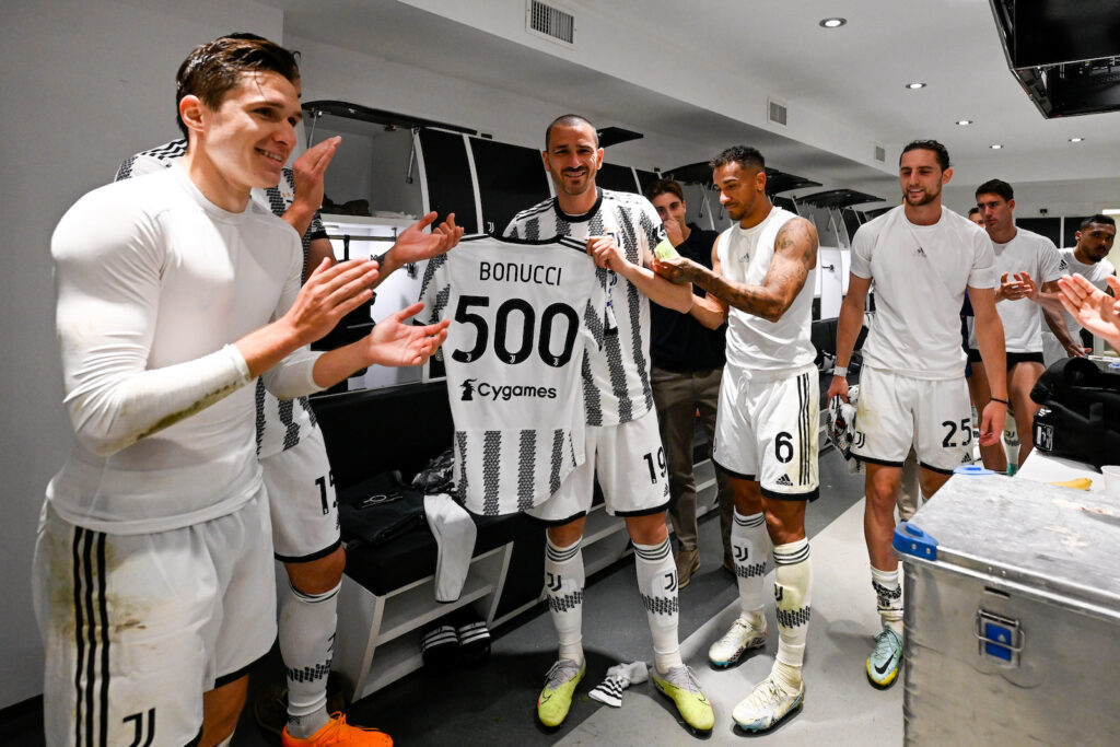 Leonardo Bonucci 500 partite Juventus