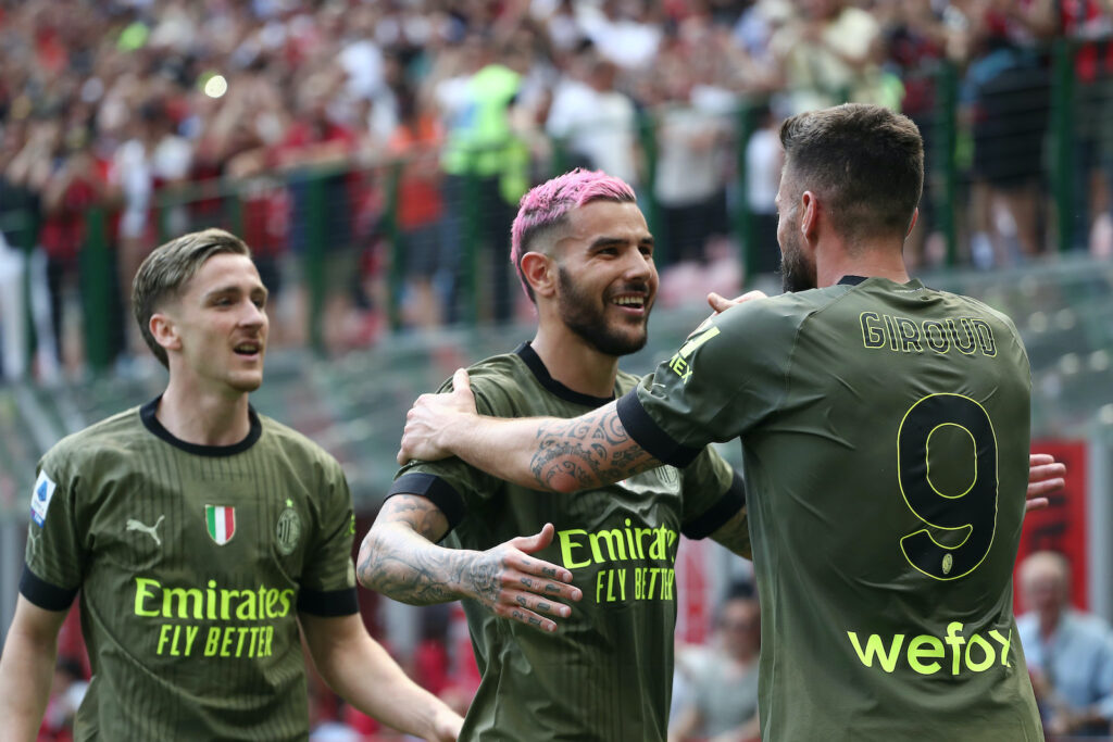 Theo Hernández AC Milan Milan-Lazio 2-0 Serie A 2022-2023