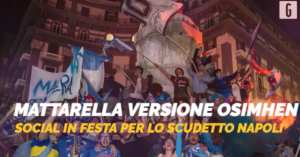 Napoli, festa scudetto: le reazioni dei social | VIDEO (screen Gazzetta.it)