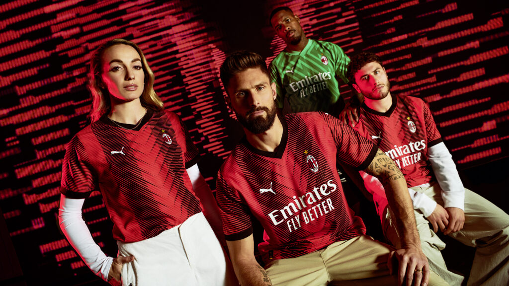 nuova prima maglia AC Milan 2023-2024 PUMA