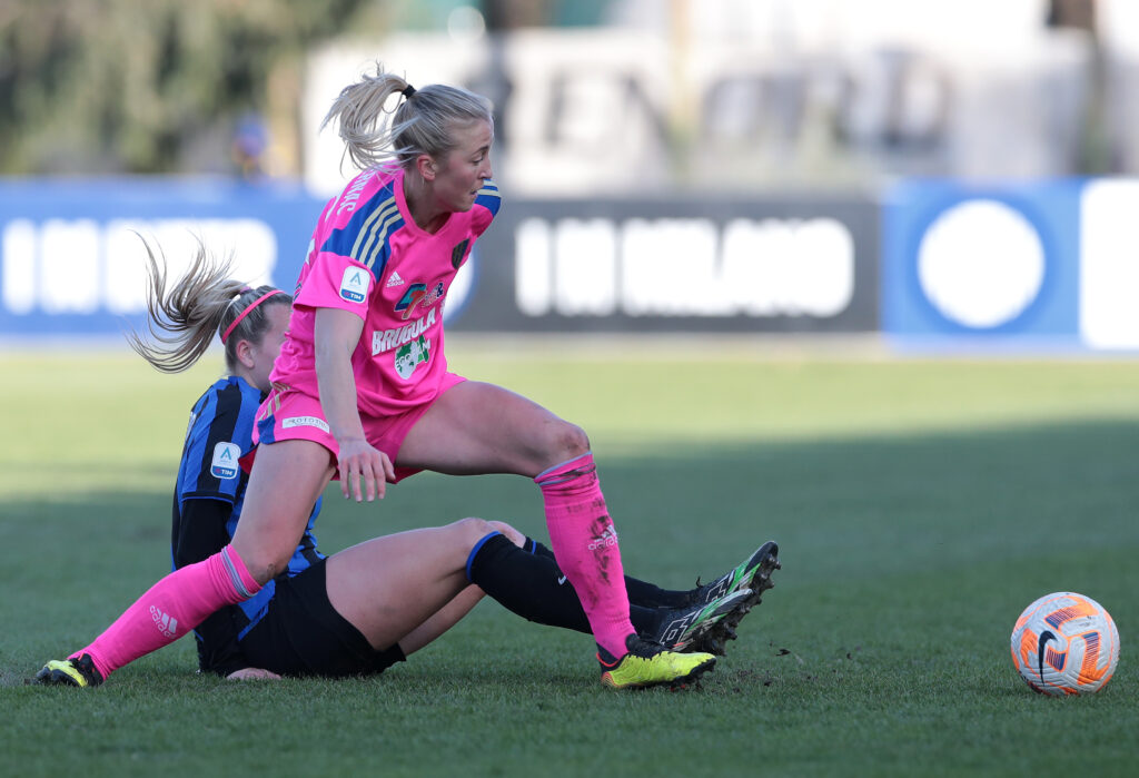 Julia Karlernas, calciatrice del Como Women (getty images)