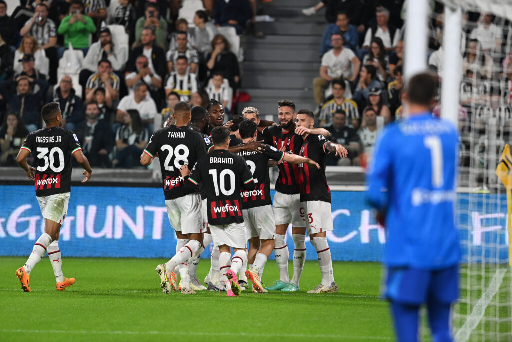 Olivier Giroud AC Milan Juventus-Milan Serie A 2022-2023