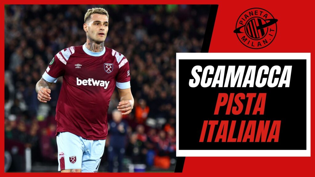 Gianluca Scamacca, attaccante del West Ham (getty images)