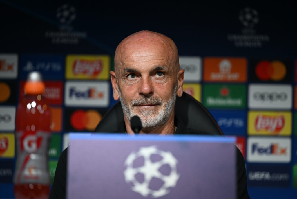 Stefano Pioli AC Milan conferenza stampa Champions League