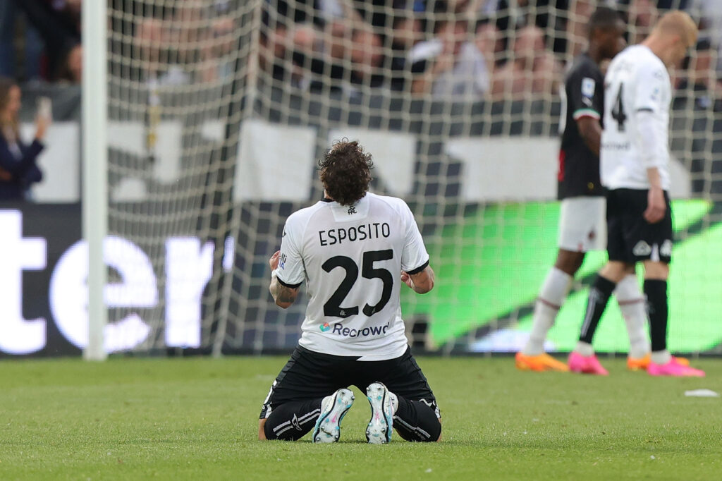 Salvatore Esposito, giocatore dello Spezia (getty images)