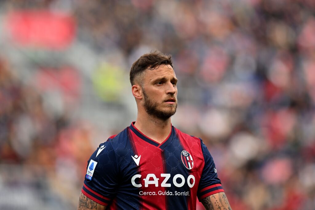 Marko Arnautovic, attaccante del Bologna (getty images)