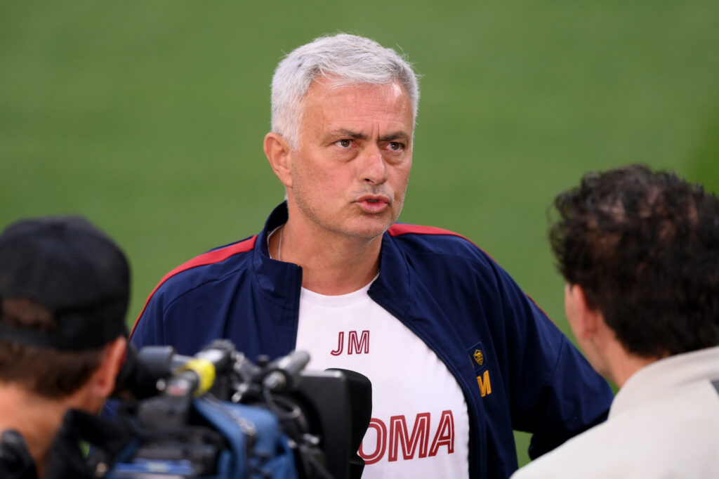 José Mourinho AS Roma finale Europa League 2022-2023 Siviglia-Roma
