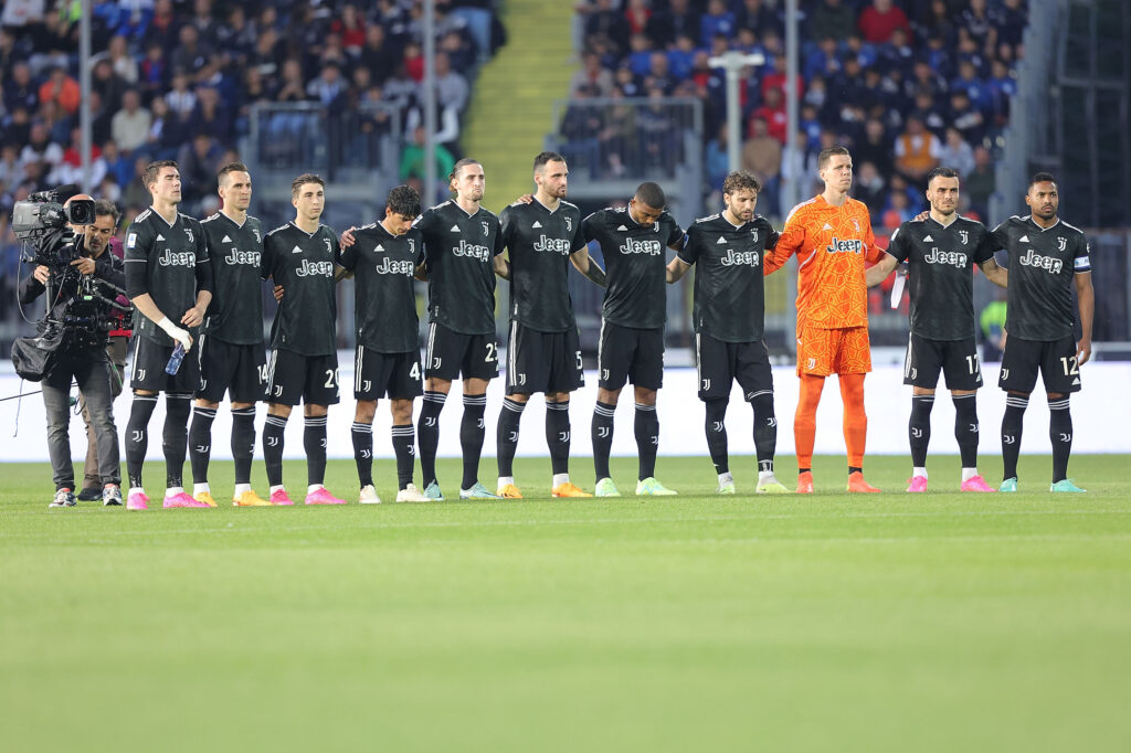 Juventus, qui durante il match contro l'Empoli (getty images)