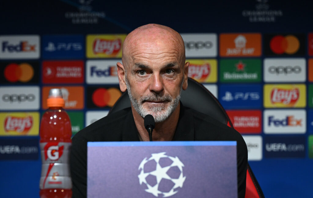Stefano Pioli AC Milan conferenza stampa derby Milan-Inter Champions League 2022-2023