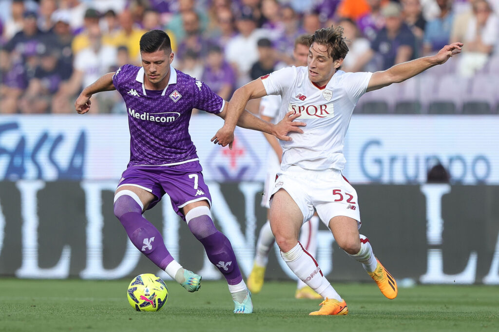 Luka Jovic, attaccante della Fiorentina