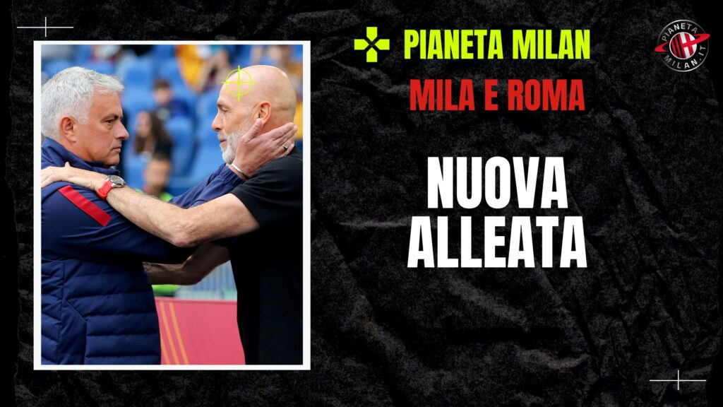 Stefano Pioli e José Mourinho, allenatori Milan e Roma
