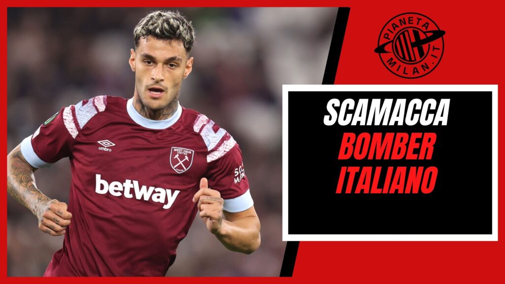 Gianluca Scamacca, attaccante del West Ham (getty images)