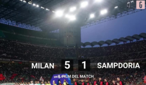 Milan-Sampdoria 5-1, il film della partita a San Siro | VIDEO (Screen Gazzetta.it)