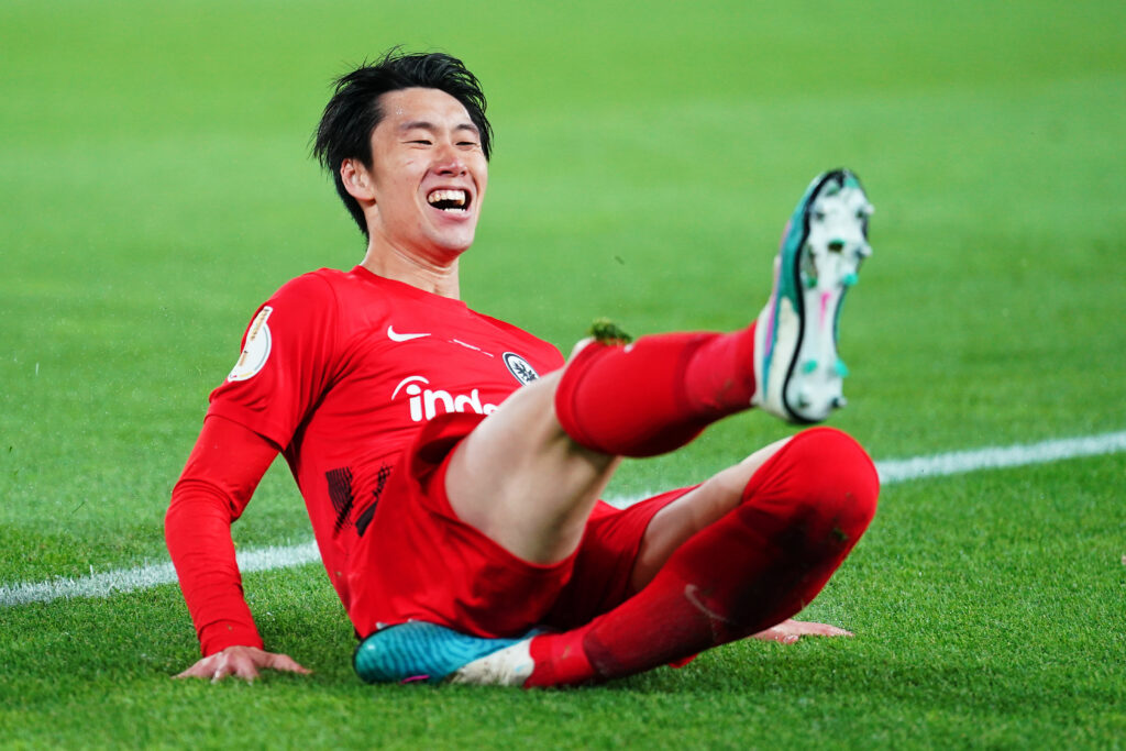 Daichi Kamada, calciatore dell'Eintrach Francoforte (getty images)