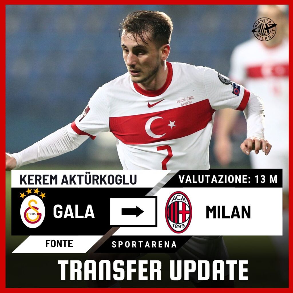 Kerem Akturkoglu, calciatore del Galatasaray che piace al Milan (getty images)
