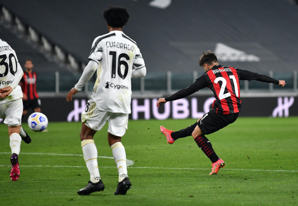 gol Brahim Díaz Juventus-Milan 0-3 Serie A 2020-2021