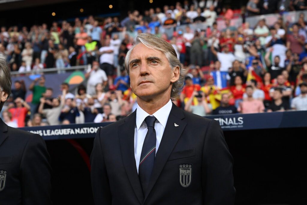 Roberto Mancini Nazionale Italiana Spagna-Italia 2-1 Nations League