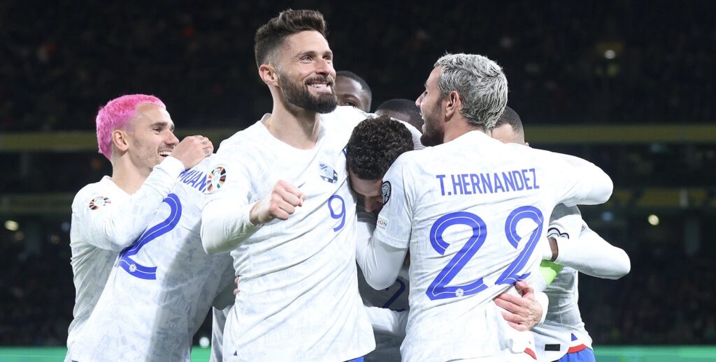 Giroud Theo Hernández AC Milan Francia