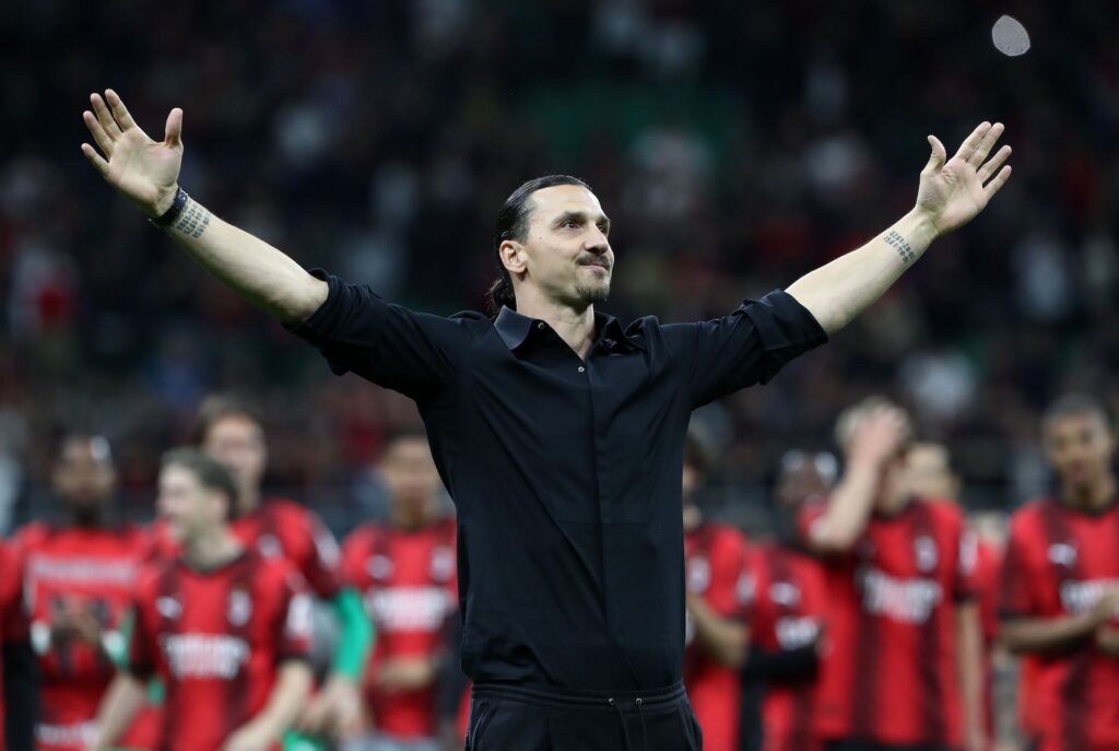 ritiro Zlatan Ibrahimovic AC Milan Milan-Verona 3-1 Serie A 2022-2023