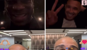 Balotelli ad Adriano: "Conosci Nainggolan?" | VIDEO (screen Gazzetta.it)