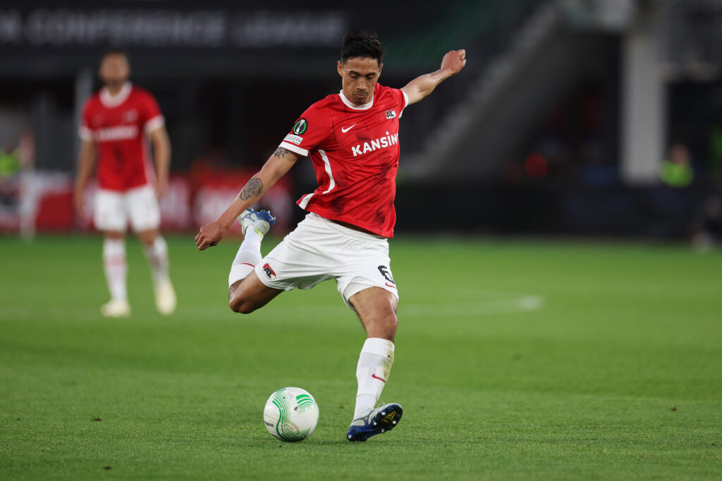 Tijani Reijnders, centrocampista dell'AZ (getty images)