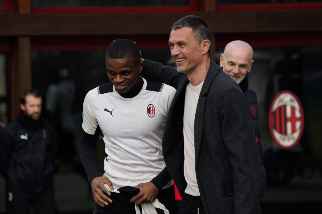 Pierre Kalulu e Paolo Maldini (getty images)
