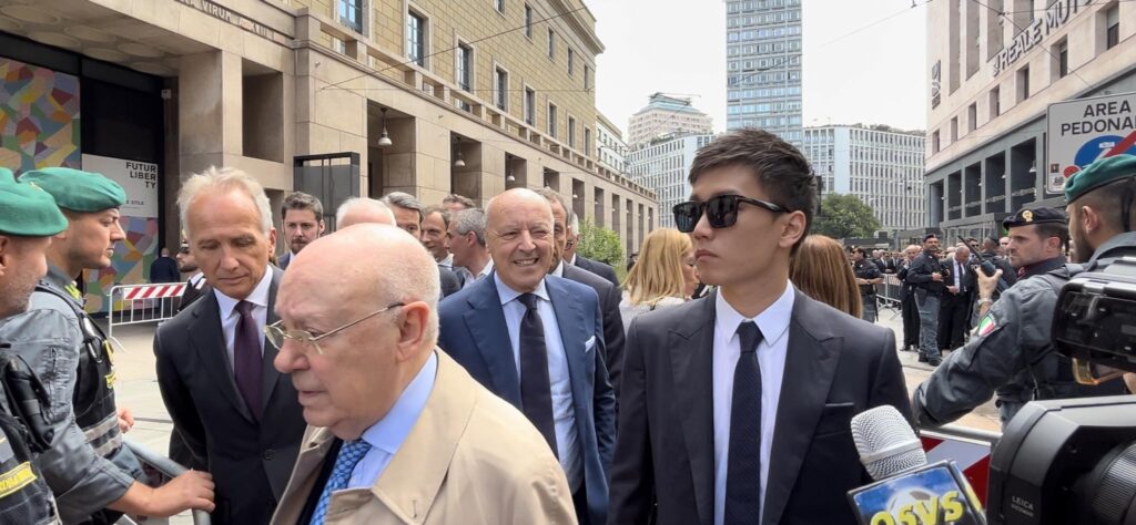 Beppe Marotta e Steven Zhang, amministratore delegato e presidente dell'Inter (foto pm)
