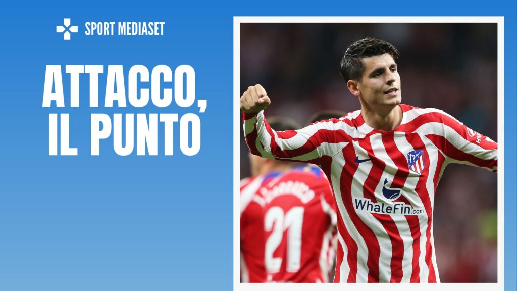 Alvaro Morata, attaccante dell'Atletico Madrid (getty images)