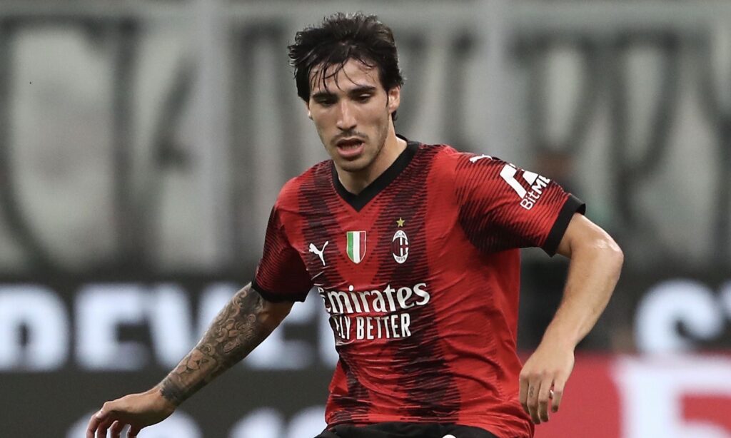 Sandro Tonali AC Milan Milan-Verona 3-1 Serie A 2022-2023