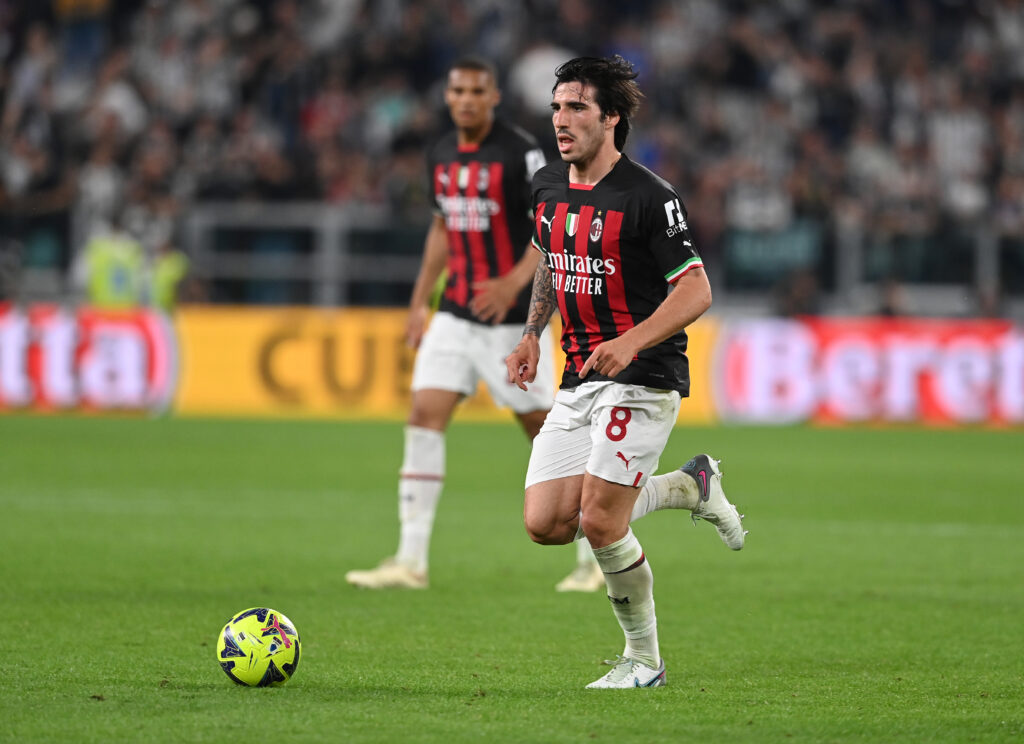 Sandro Tonali, centrocampista del Milan (getty images)