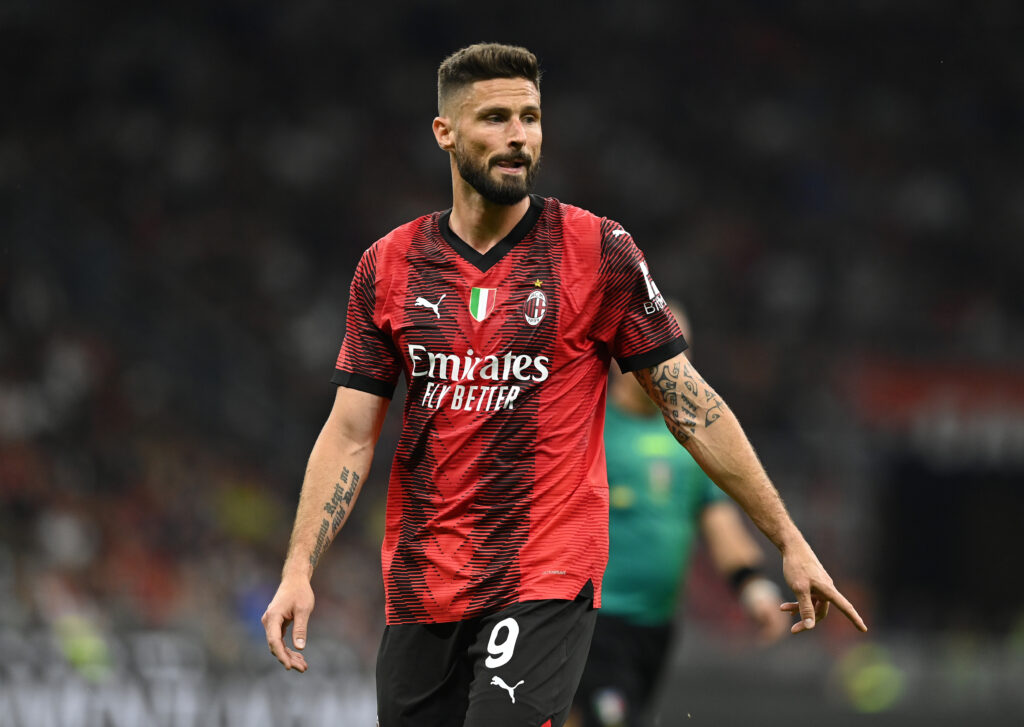 Olivier Giroud, attaccante del Milan