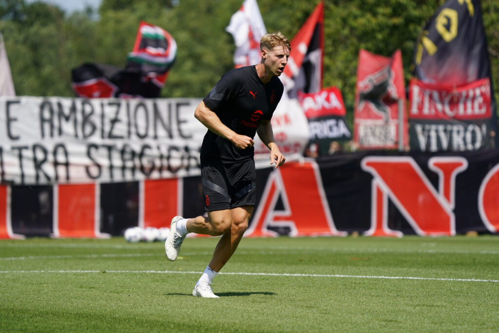 Marco Brescianini, centrocampista del Milan (getty images)